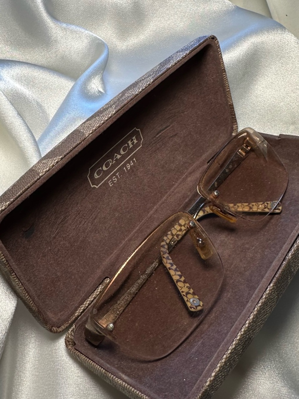 Coach Vintage Glasses and Case RX Y2K - Picture 4 of 4